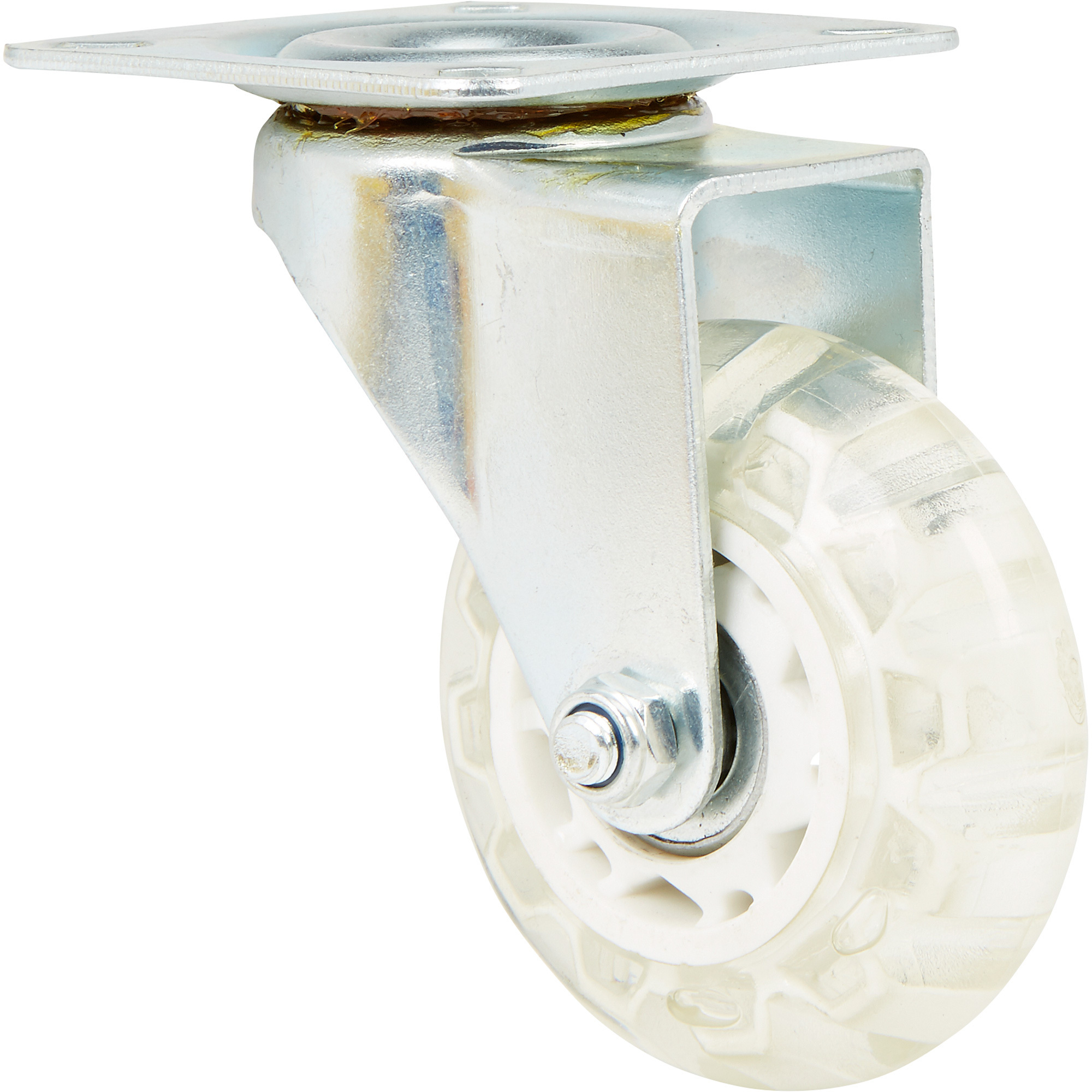 Ironton 2.5in. Nonmarking Skate Wheel Swivel Caster, 110-Lb. Capacity